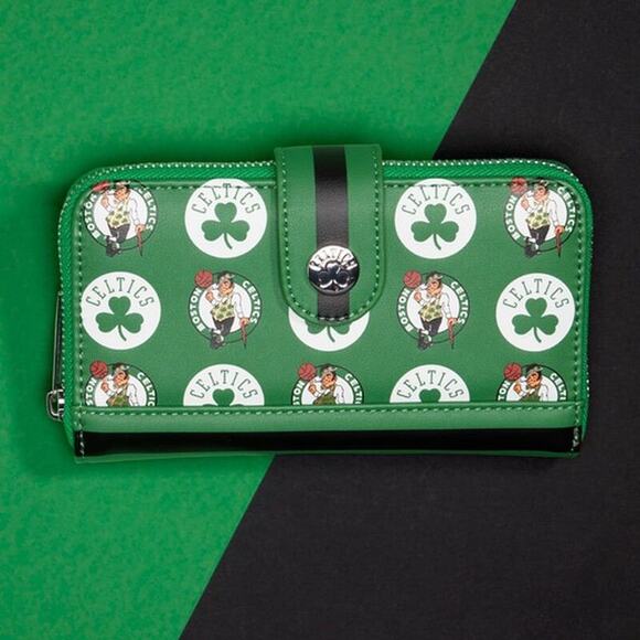 NWT NBA Boston Celtics Logo Zip Around Wallet - Picture 2 of 5